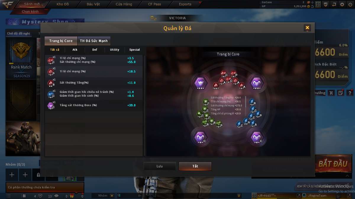 shop acc cf uy tin gia re